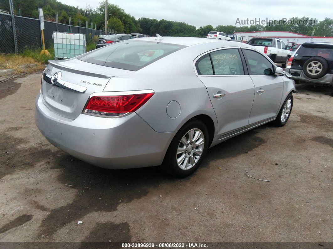 2013 Buick Lacrosse Leather Group Silver vin: 1G4GC5ER1DF282710