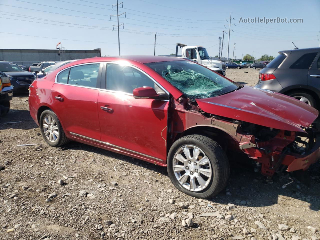 2013 Buick Lacrosse  Red vin: 1G4GC5ER5DF320827