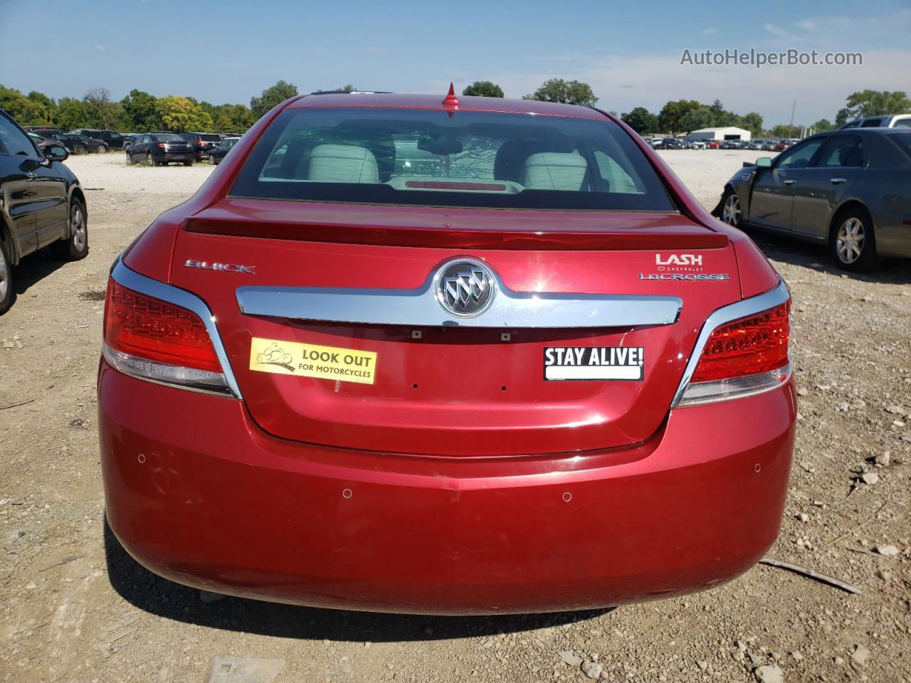 2013 Buick Lacrosse  Red vin: 1G4GC5ER5DF320827