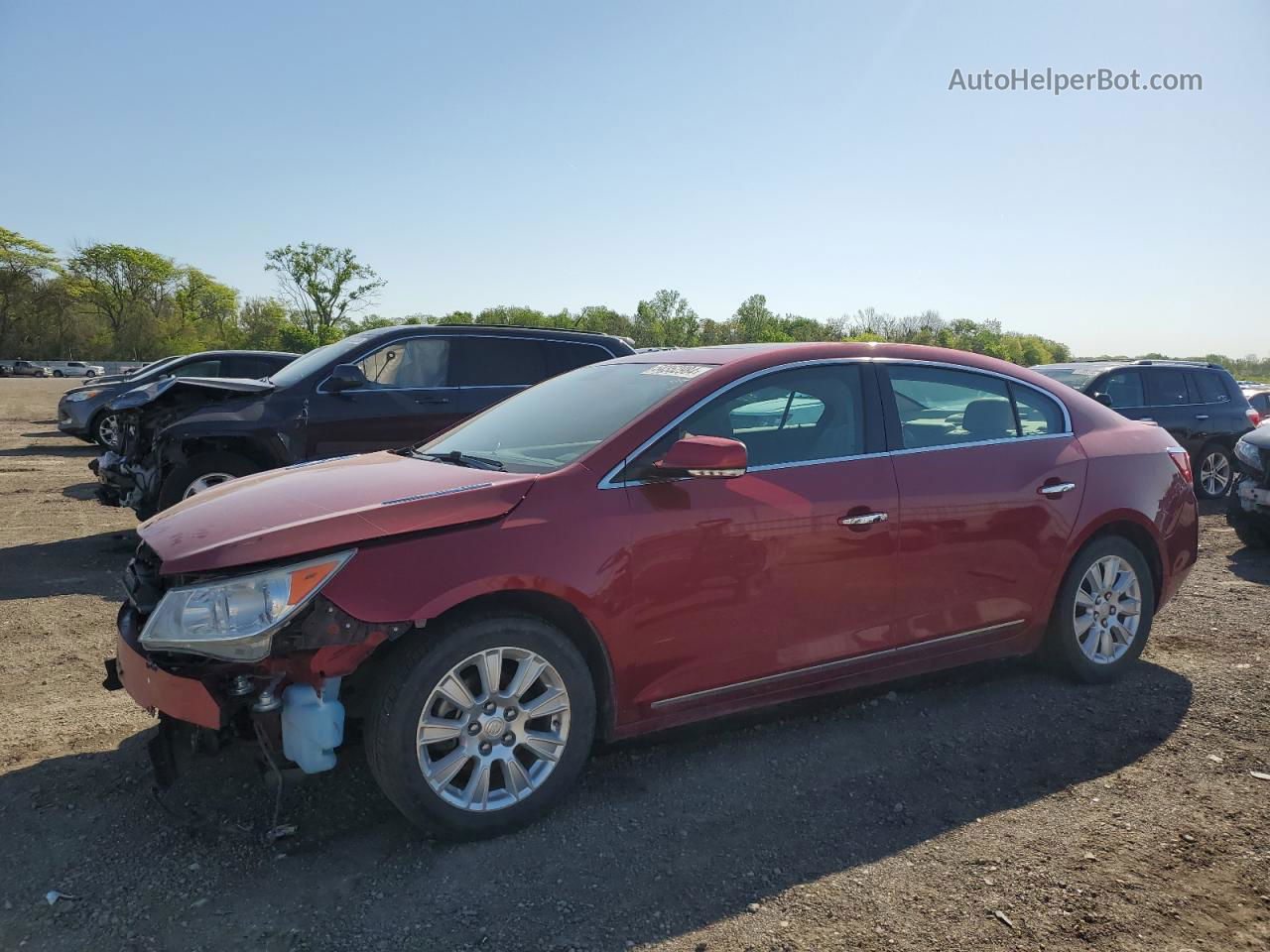 2013 Buick Lacrosse  Red vin: 1G4GC5ER6DF267183