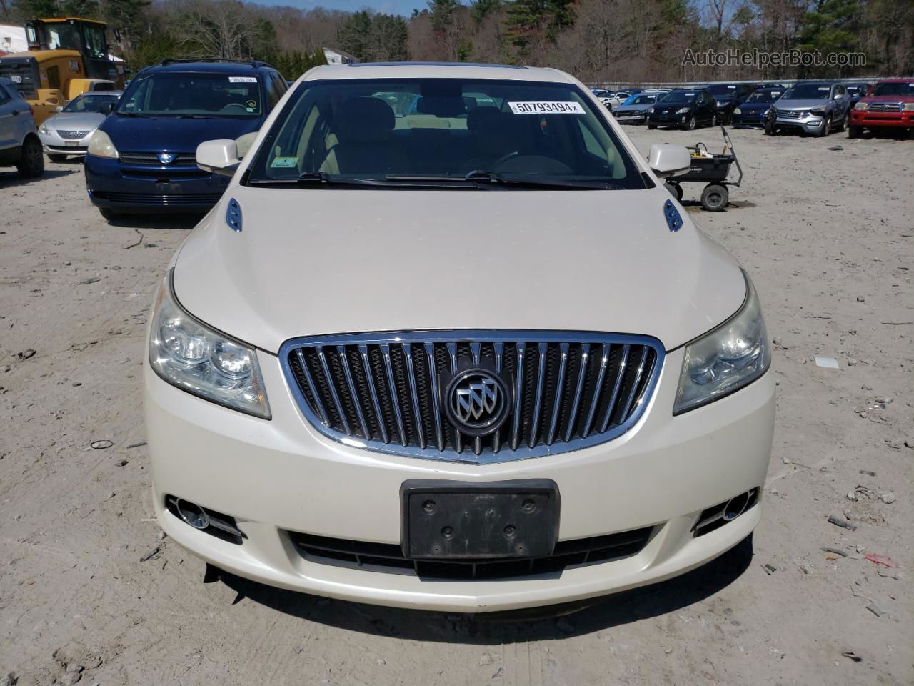 2013 Buick Lacrosse  Cream vin: 1G4GC5ER7DF130348