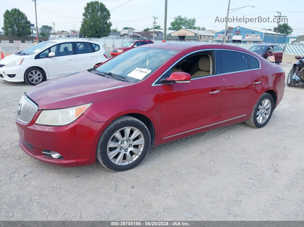 2013 Buick Lacrosse Leather Group Red vin: 1G4GC5ER7DF177010