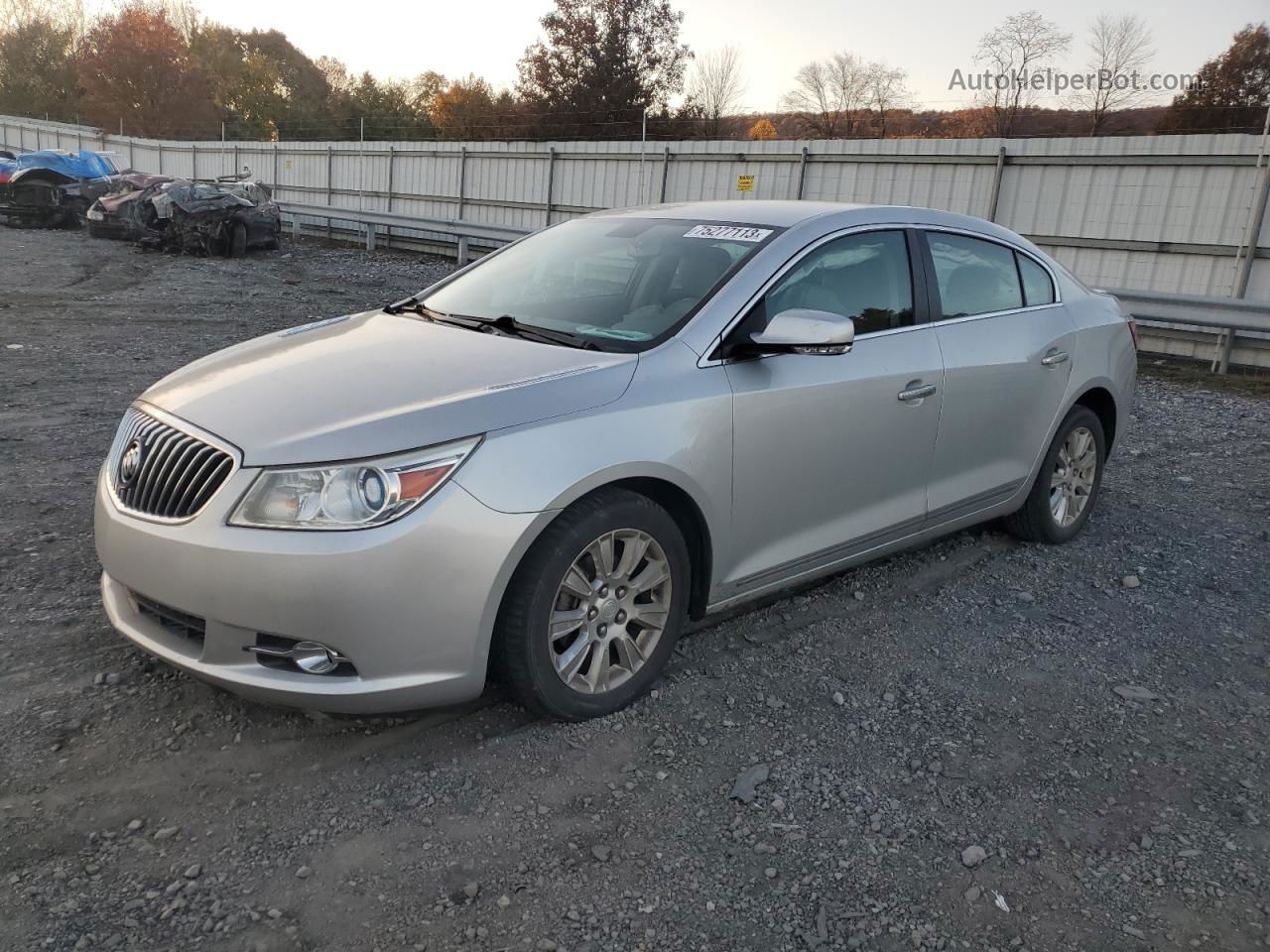 2013 Buick Lacrosse  Silver vin: 1G4GC5ER8DF127426