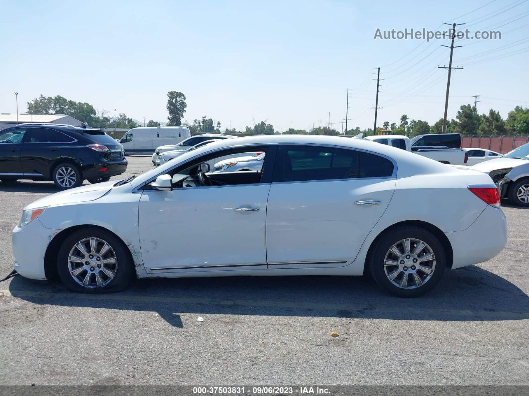 2013 Buick Lacrosse Leather White vin: 1G4GC5ER8DF290996