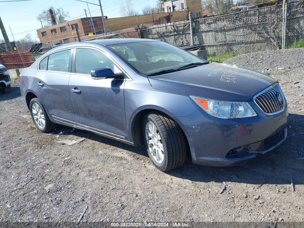 2013 Buick Lacrosse Leather Group Blue vin: 1G4GC5ER9DF199963