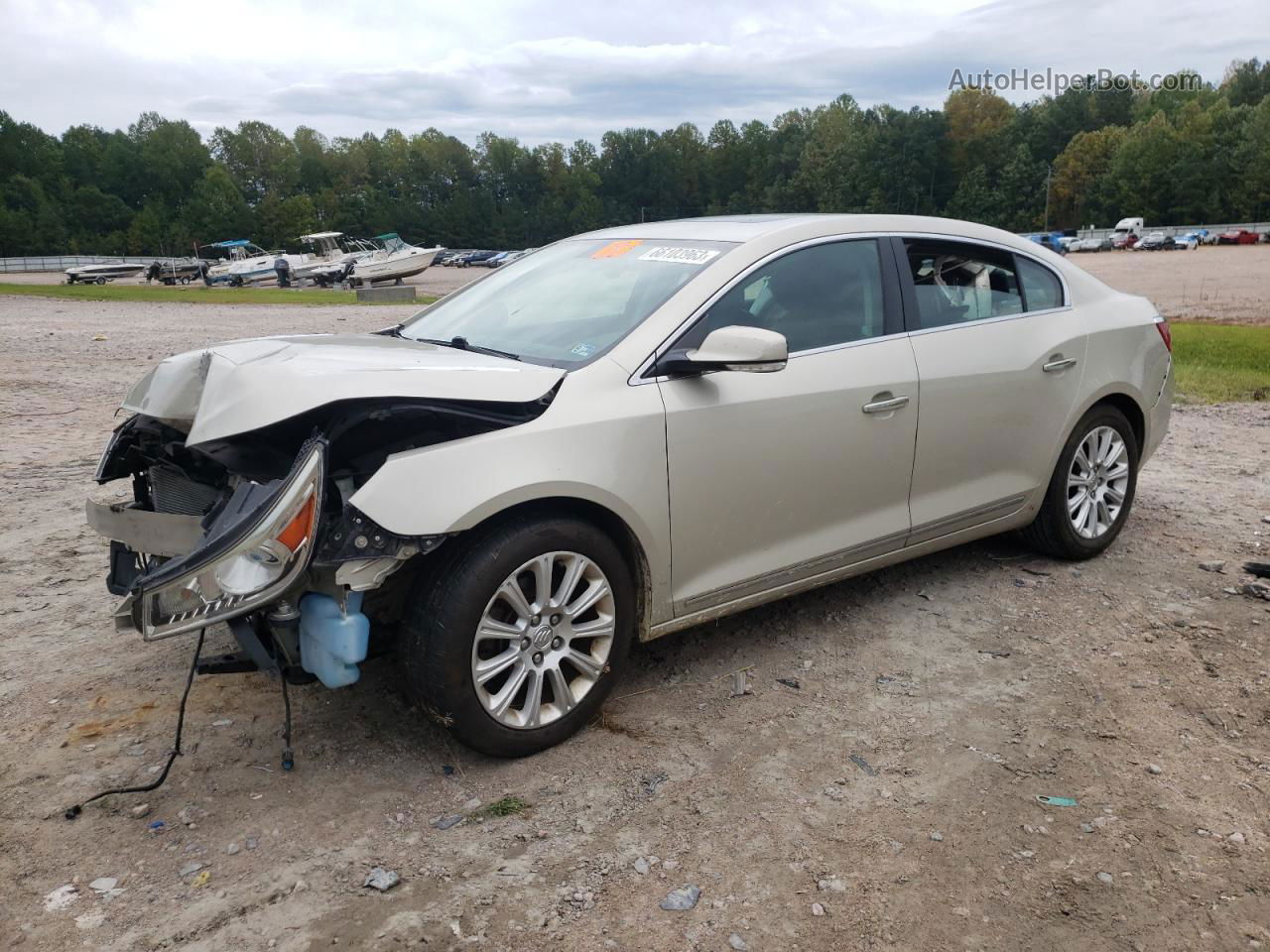 2013 Buick Lacrosse  Cream vin: 1G4GC5G31DF234777