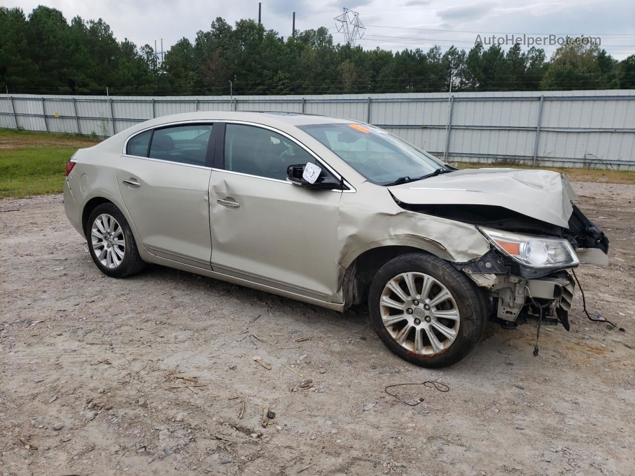 2013 Buick Lacrosse  Cream vin: 1G4GC5G31DF234777