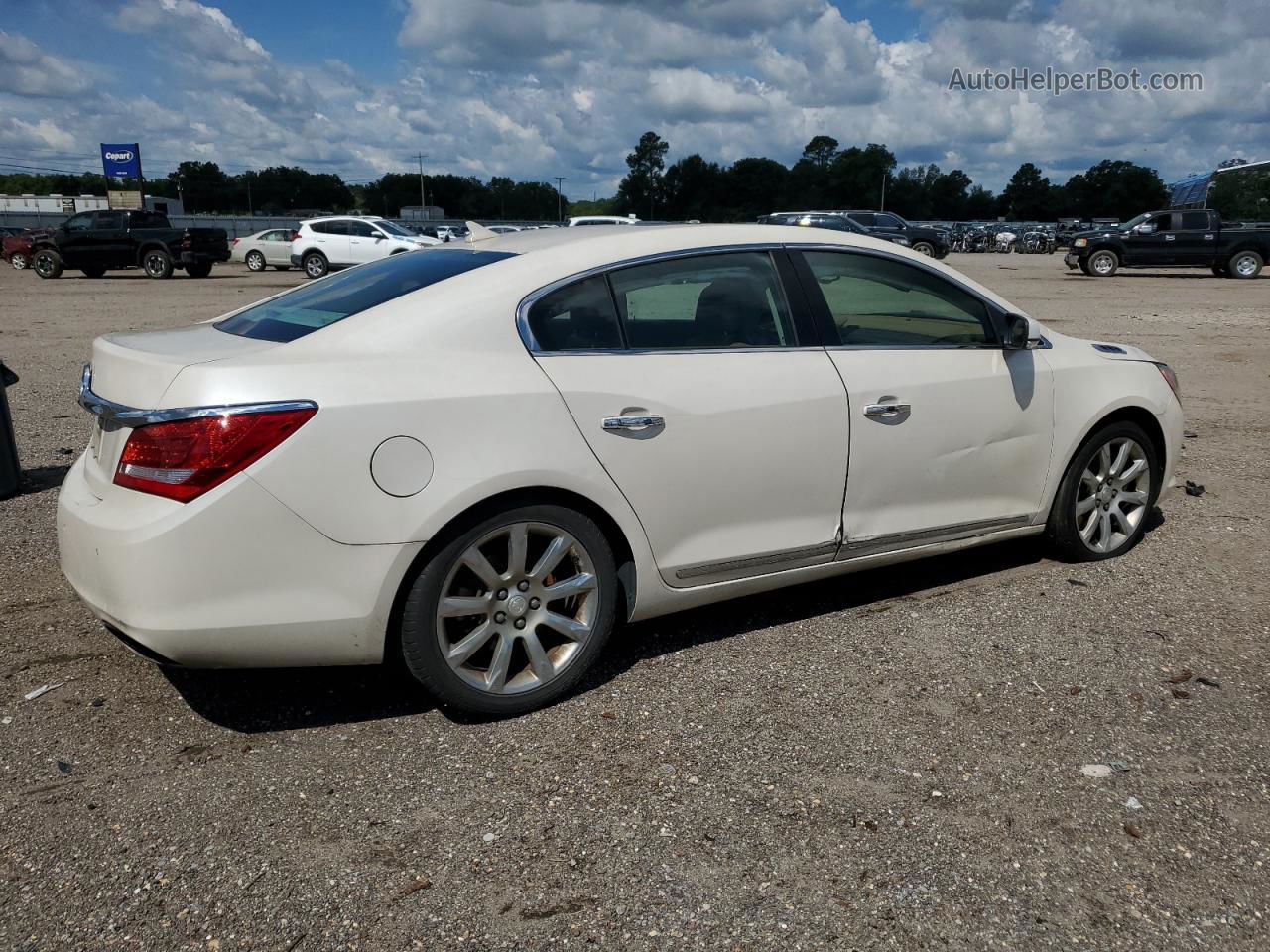 2014 Buick Lacrosse Premium White vin: 1G4GD5G31EF226404