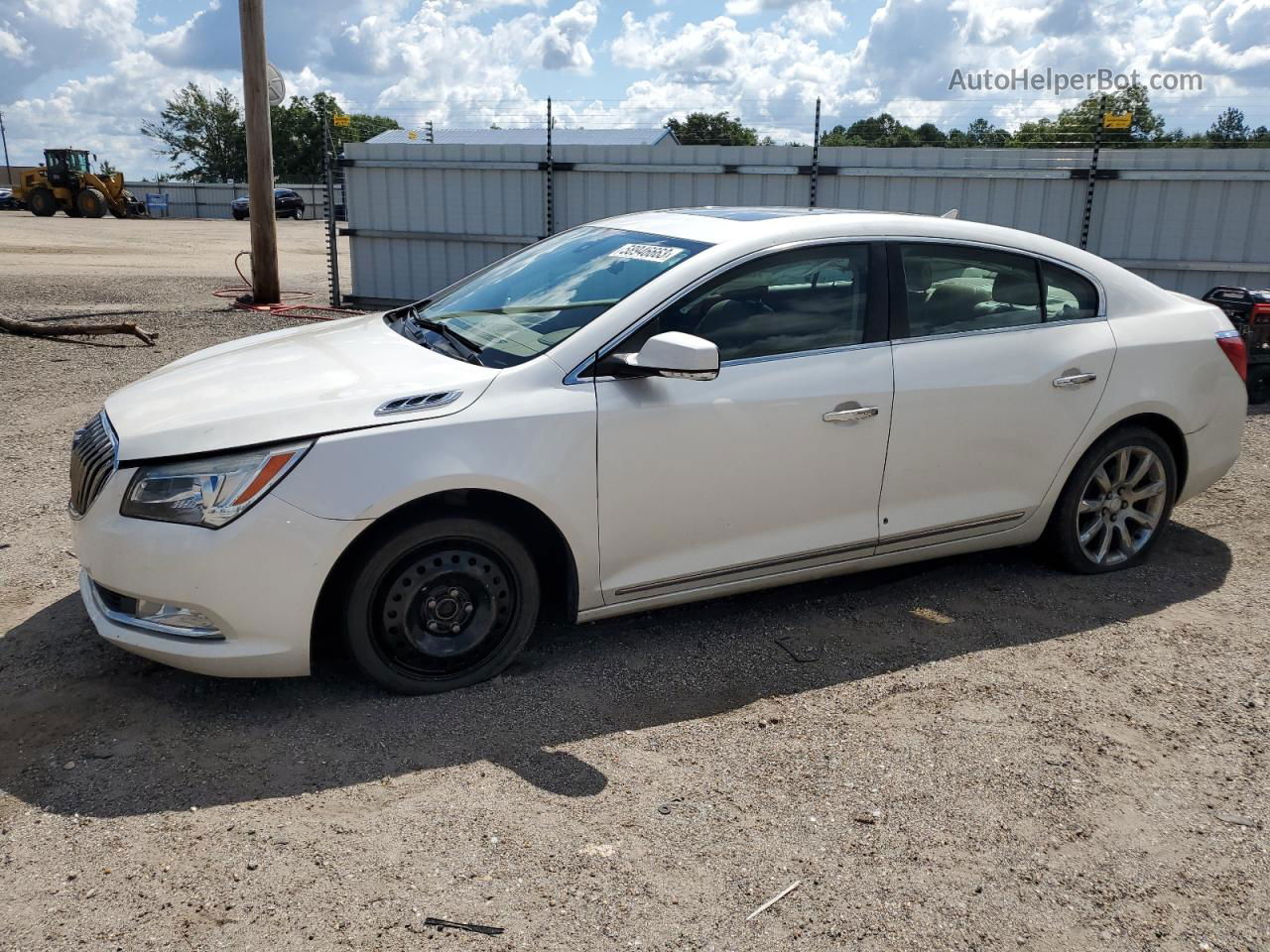 2014 Buick Lacrosse Premium White vin: 1G4GD5G31EF226404