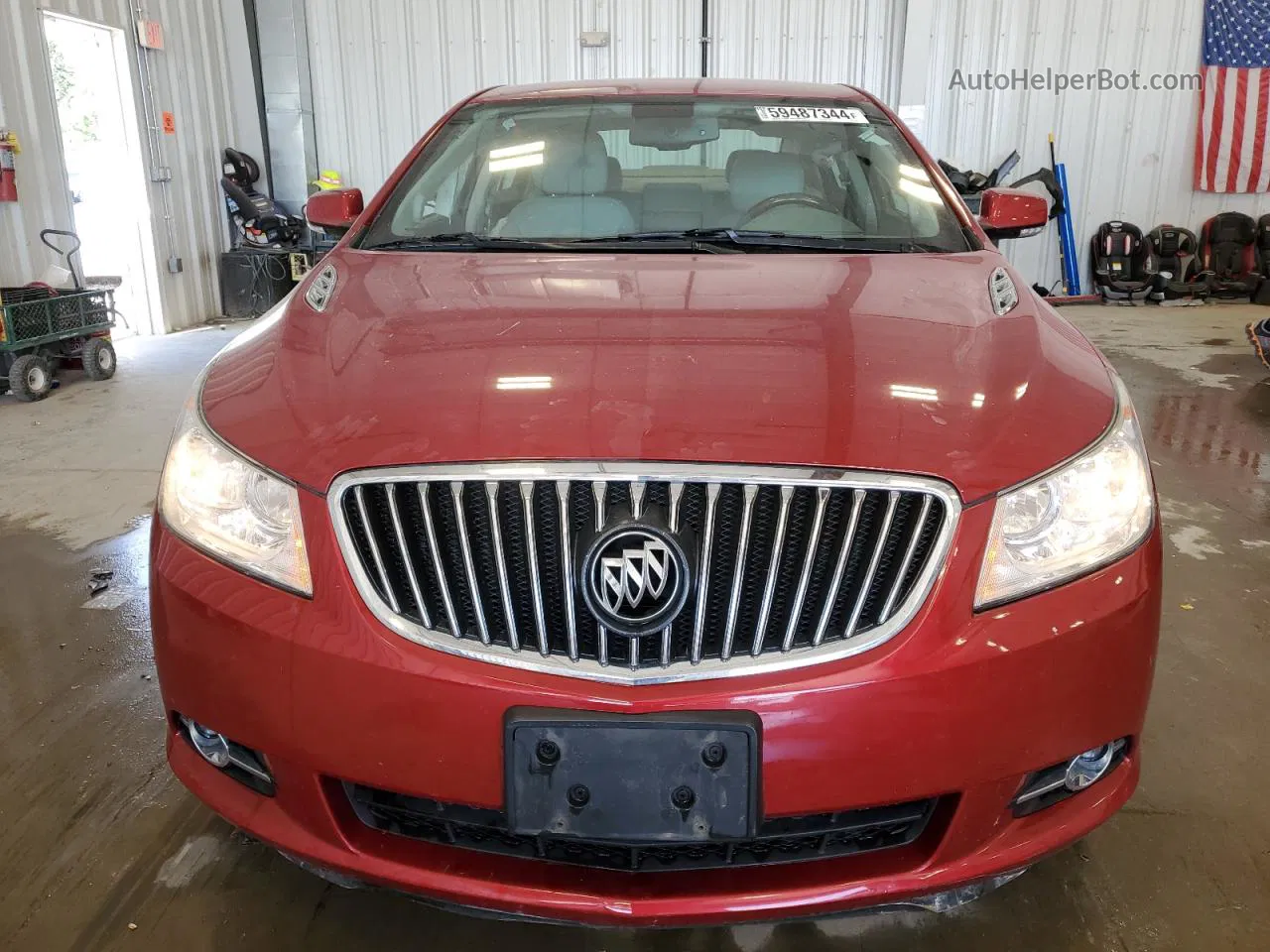 2013 Buick Lacrosse Premium Red vin: 1G4GF5E31DF190791