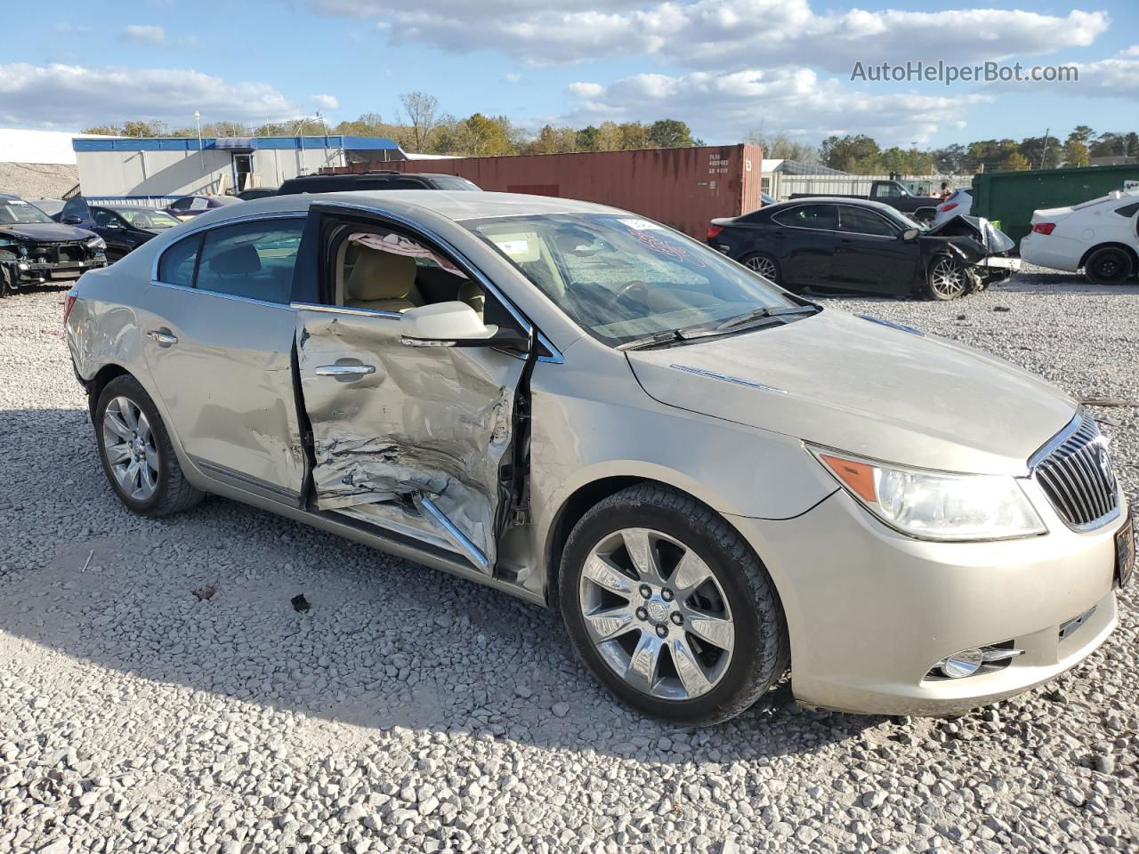 2013 Buick Lacrosse Premium Золотой vin: 1G4GF5E32DF147948