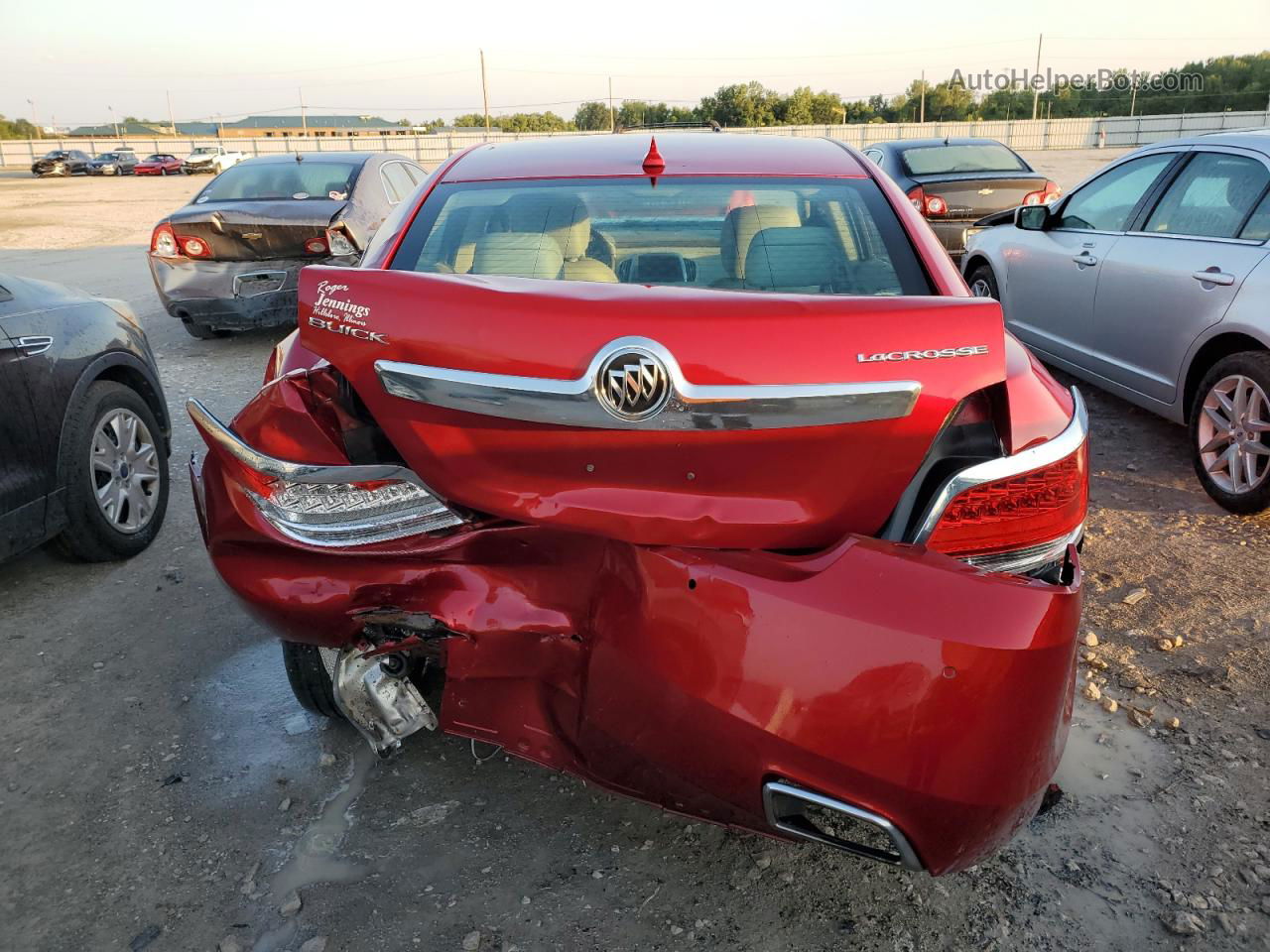 2013 Buick Lacrosse Premium Maroon vin: 1G4GF5E32DF223653