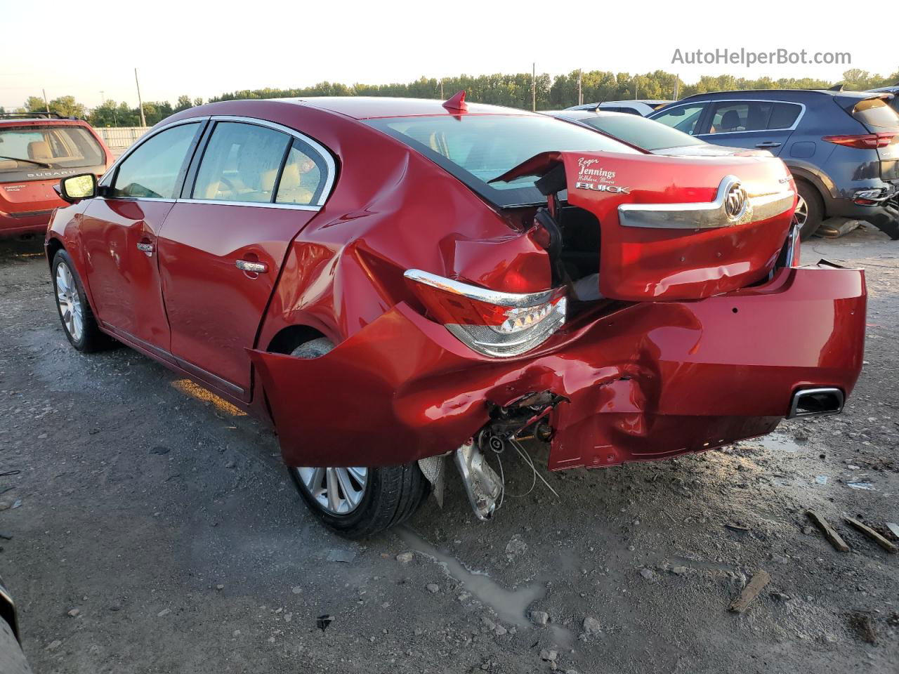 2013 Buick Lacrosse Premium Maroon vin: 1G4GF5E32DF223653