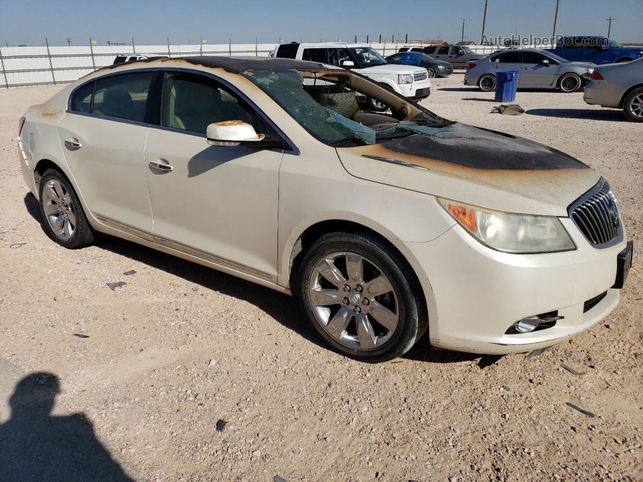 2013 Buick Lacrosse Premium Cream vin: 1G4GF5E33DF177315