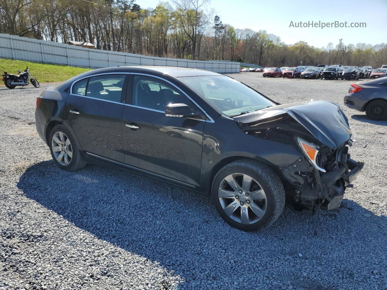 2013 Buick Lacrosse Premium Черный vin: 1G4GF5E34DF134697