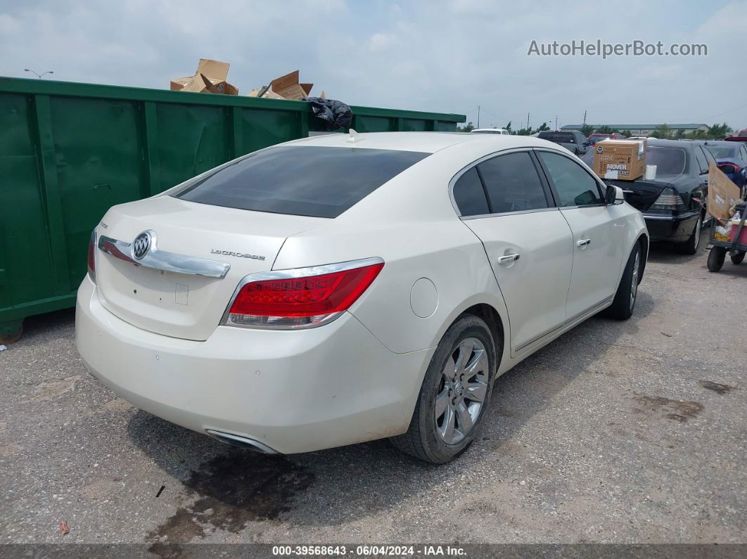 2013 Buick Lacrosse Premium 1 Group White vin: 1G4GF5E35DF330342