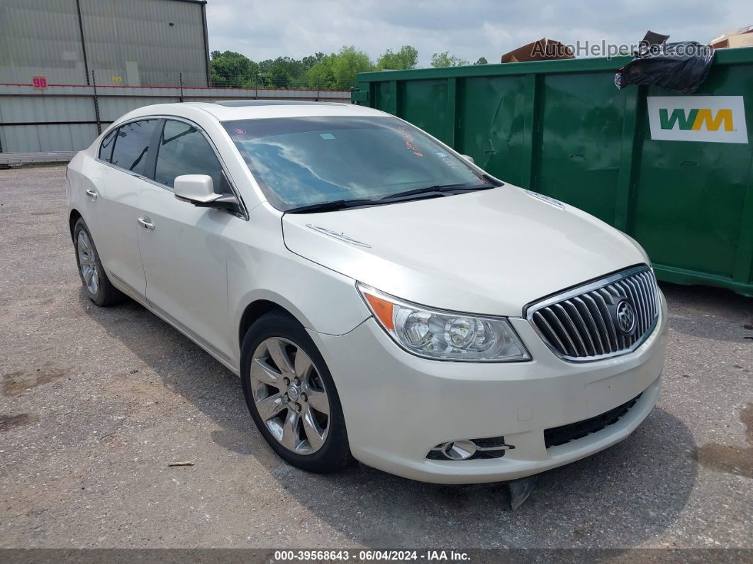 2013 Buick Lacrosse Premium 1 Group White vin: 1G4GF5E35DF330342