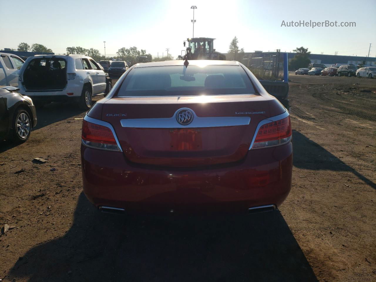 2013 Buick Lacrosse Premium Красный vin: 1G4GF5E37DF243865