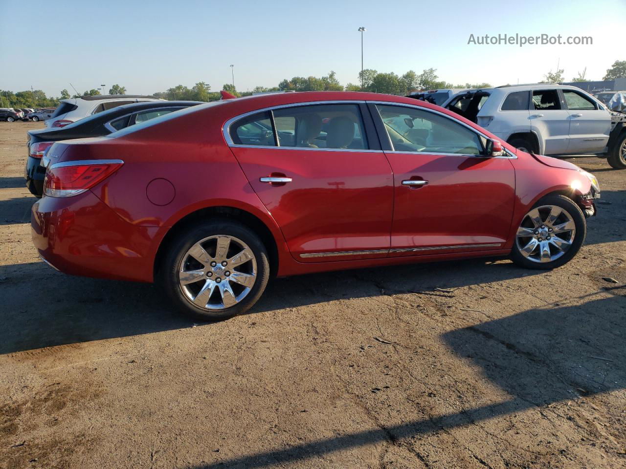 2013 Buick Lacrosse Premium Красный vin: 1G4GF5E37DF243865