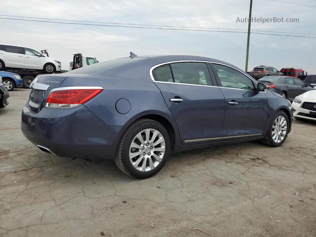 2013 Buick Lacrosse Premium Blue vin: 1G4GF5E38DF283114