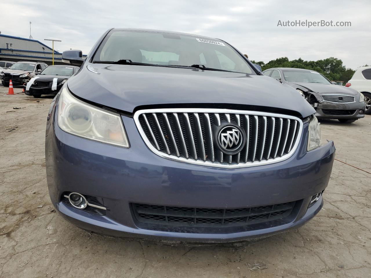 2013 Buick Lacrosse Premium Синий vin: 1G4GF5E38DF283114