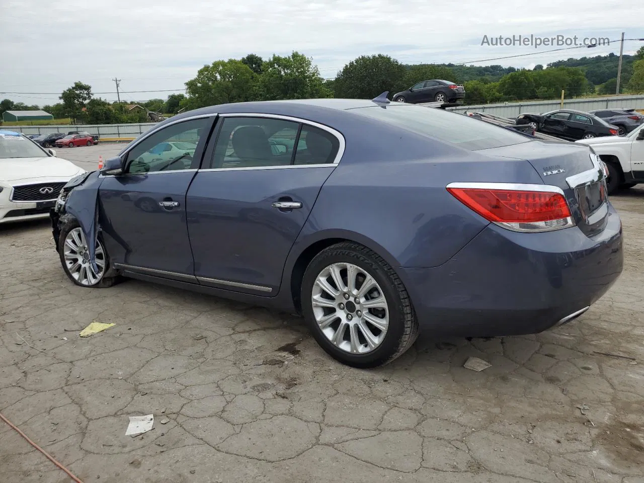 2013 Buick Lacrosse Premium Blue vin: 1G4GF5E38DF283114