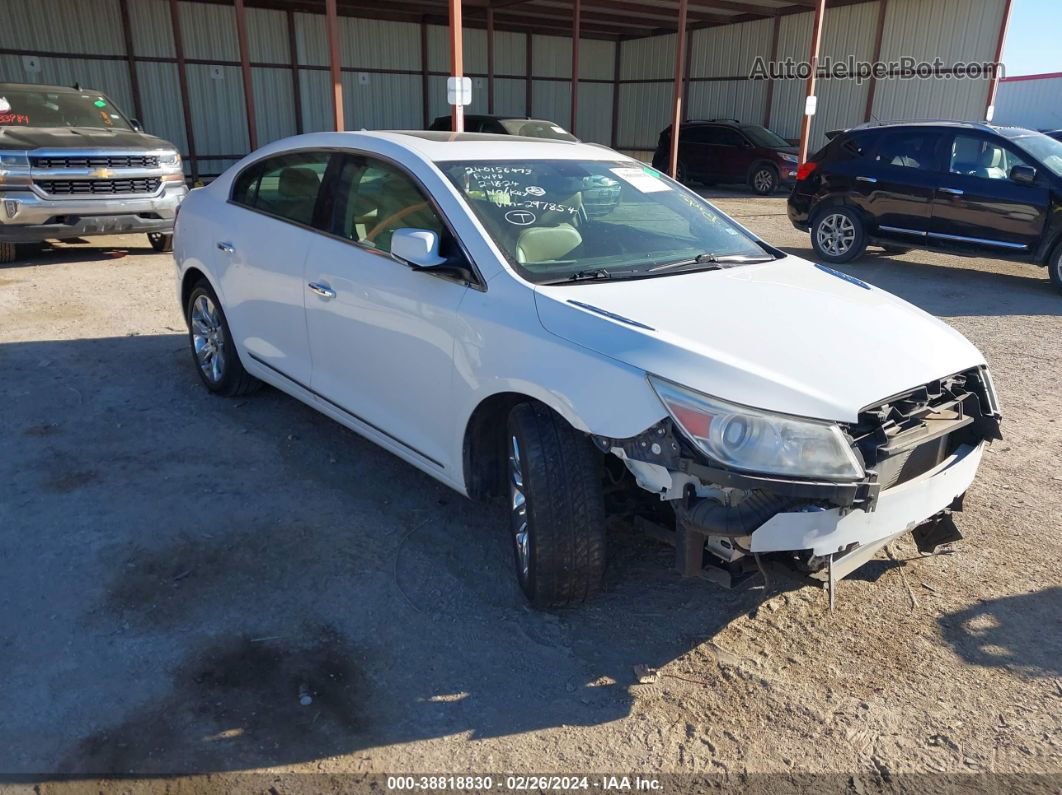 2013 Buick Lacrosse Premium 1 Group White vin: 1G4GF5E38DF297854