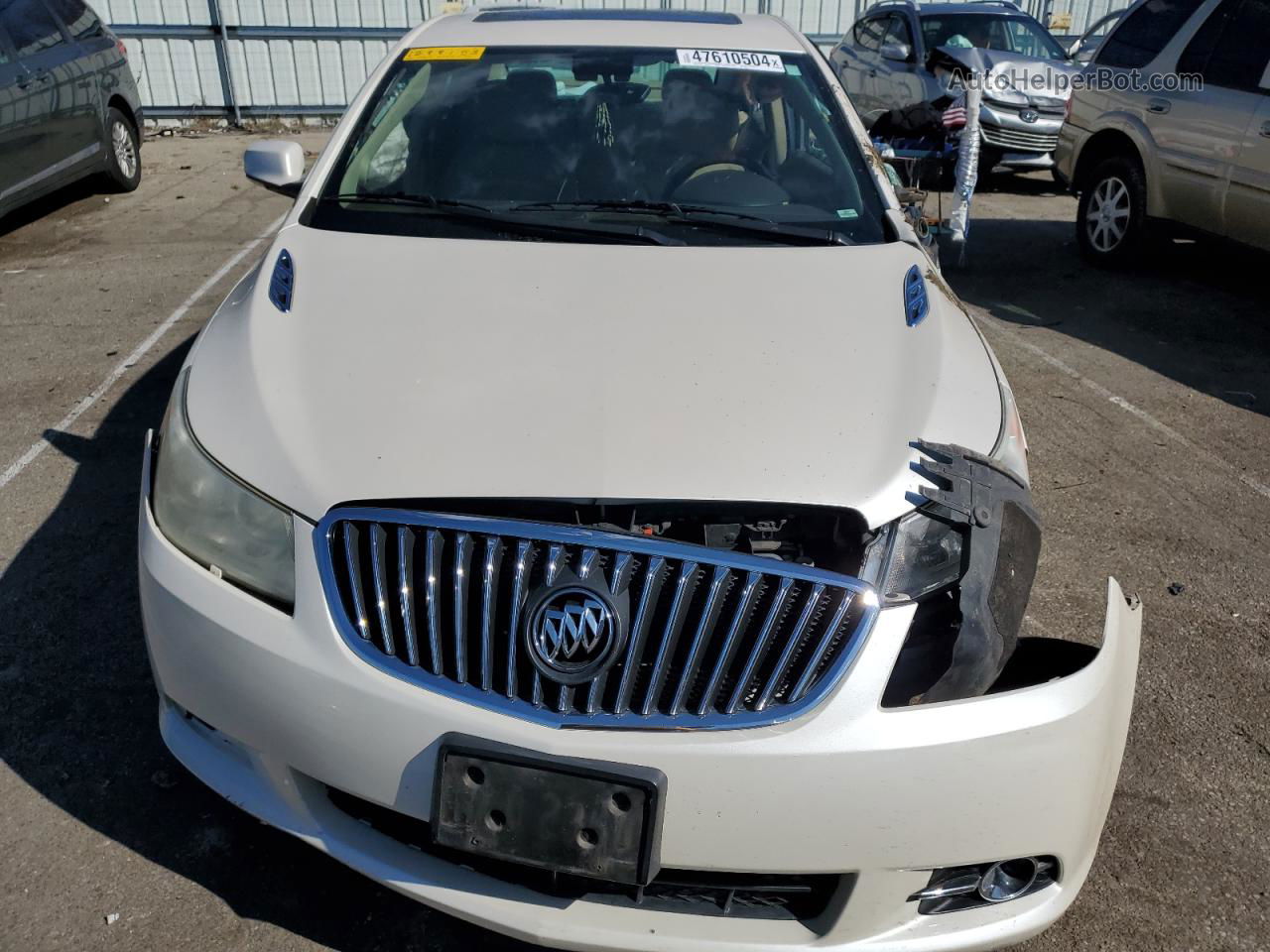 2013 Buick Lacrosse Premium Белый vin: 1G4GF5G33DF288153