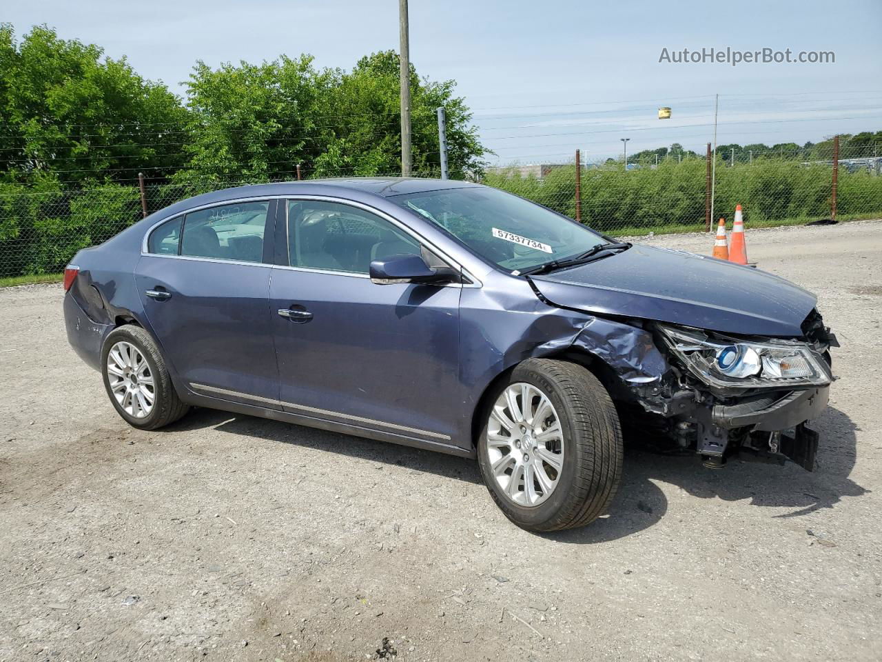 2013 Buick Lacrosse Premium Blue vin: 1G4GF5G35DF218671