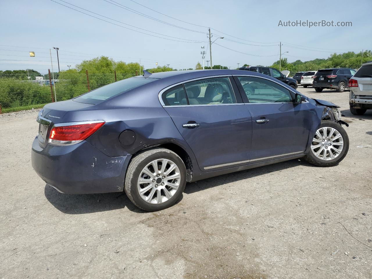 2013 Buick Lacrosse Premium Blue vin: 1G4GF5G35DF218671