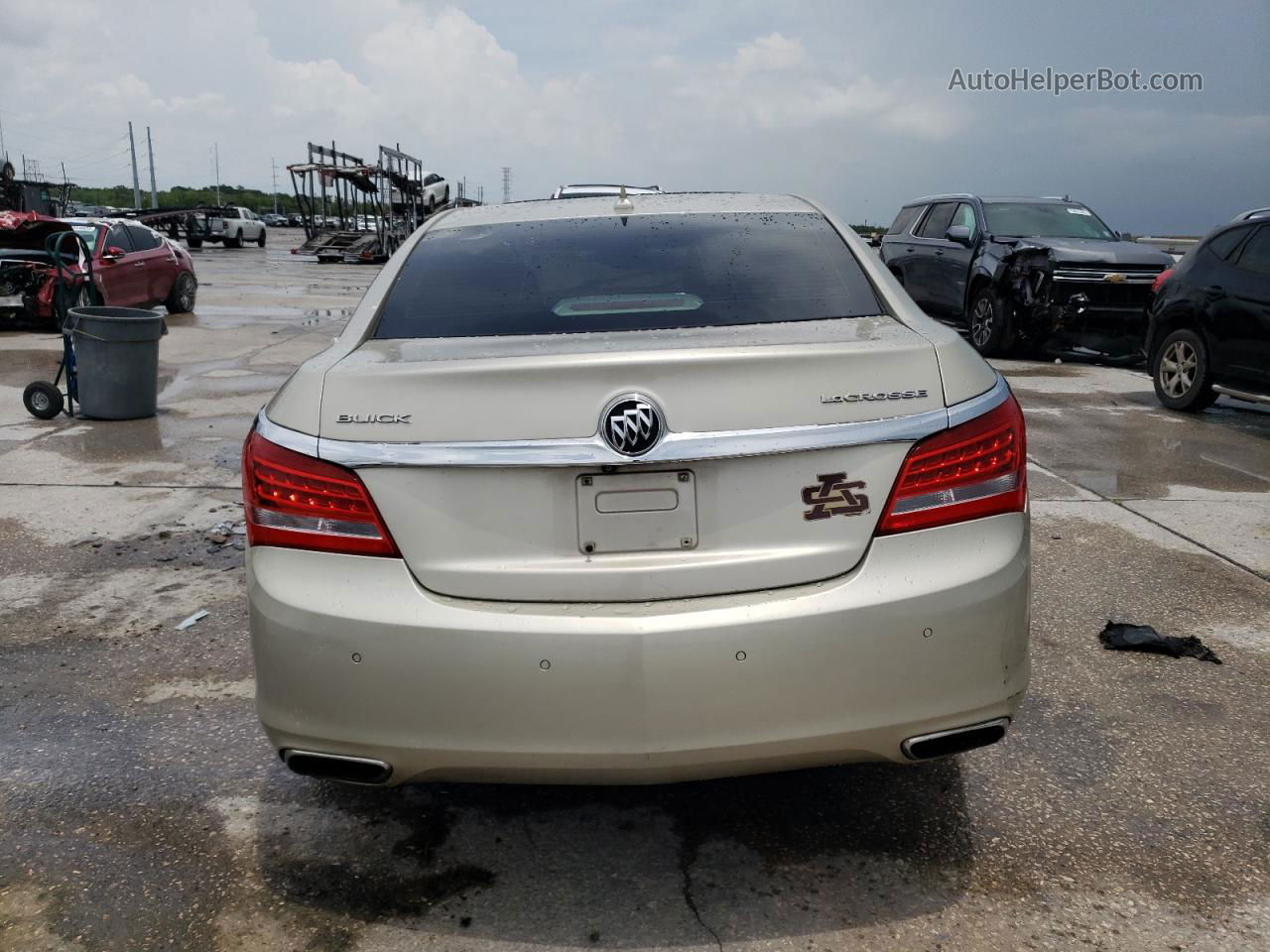 2014 Buick Lacrosse Touring Cream vin: 1G4GF5G38EF259412