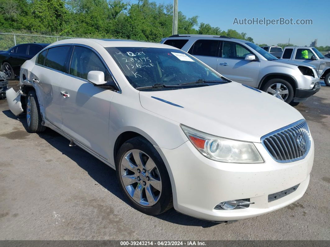 2013 Buick Lacrosse Premium 1 Group White vin: 1G4GF5G39DF285175