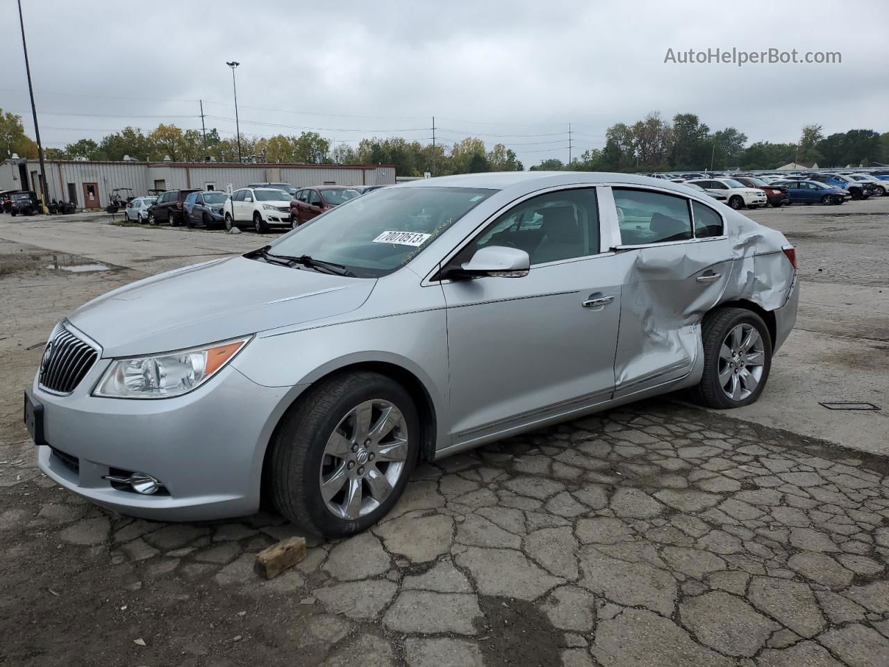 2013 Buick Lacrosse Premium Серебряный vin: 1G4GG5E32DF277645