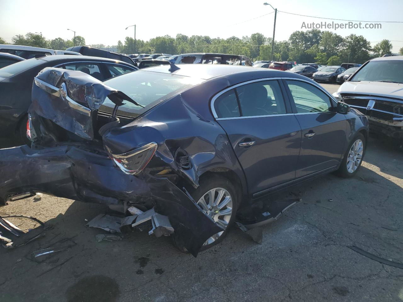 2013 Buick Lacrosse Premium Teal vin: 1G4GG5E34DF229161