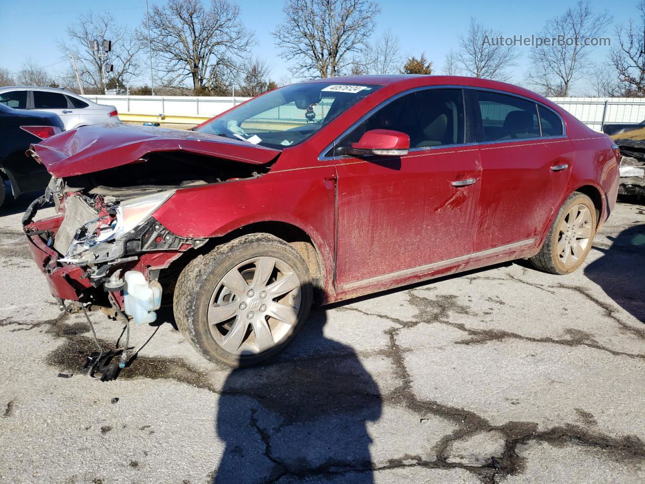 2013 Buick Lacrosse Premium Red vin: 1G4GG5G34DF151719