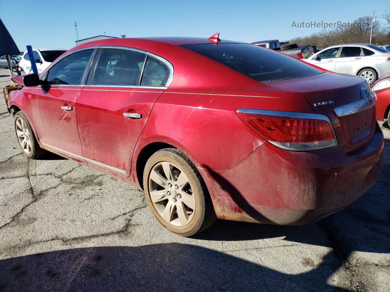 2013 Buick Lacrosse Premium Red vin: 1G4GG5G34DF151719