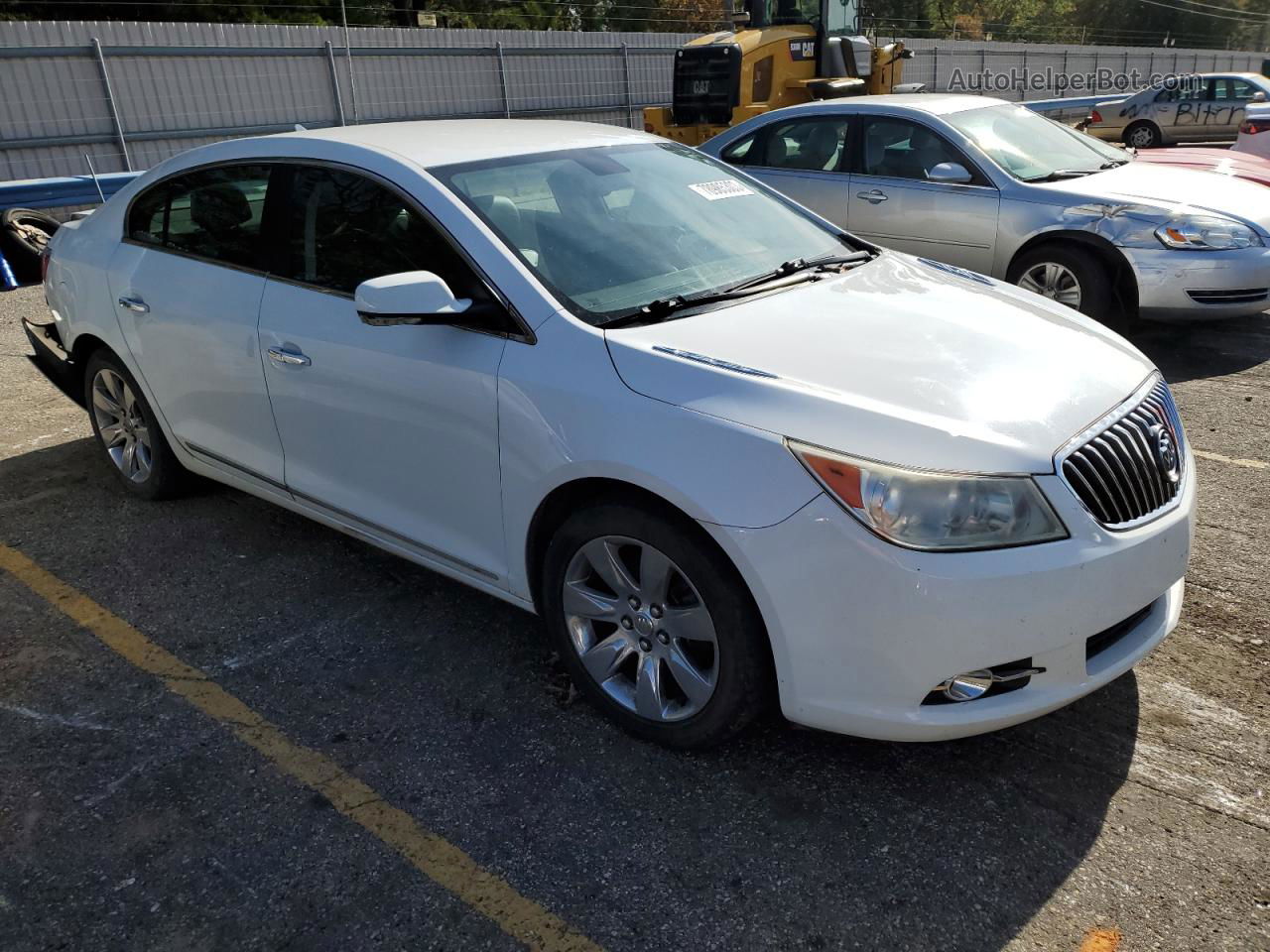 2013 Buick Lacrosse Premium White vin: 1G4GH5E31DF208586