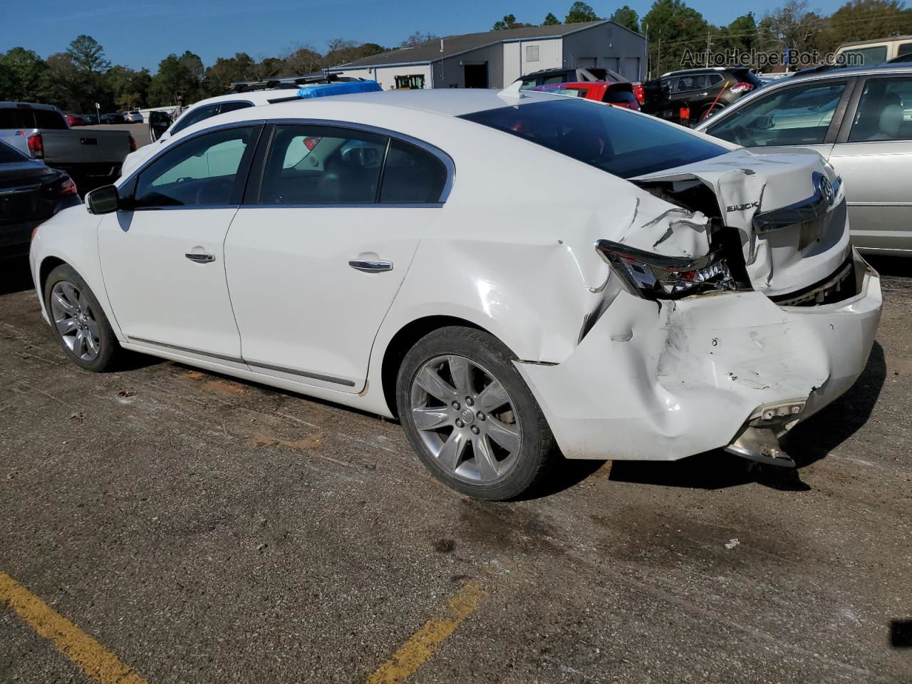 2013 Buick Lacrosse Premium White vin: 1G4GH5E31DF208586