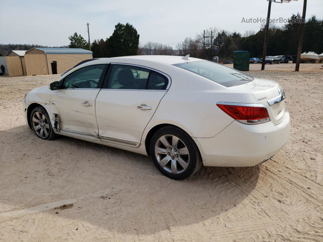 2013 Buick Lacrosse Premium White vin: 1G4GH5E36DF151883