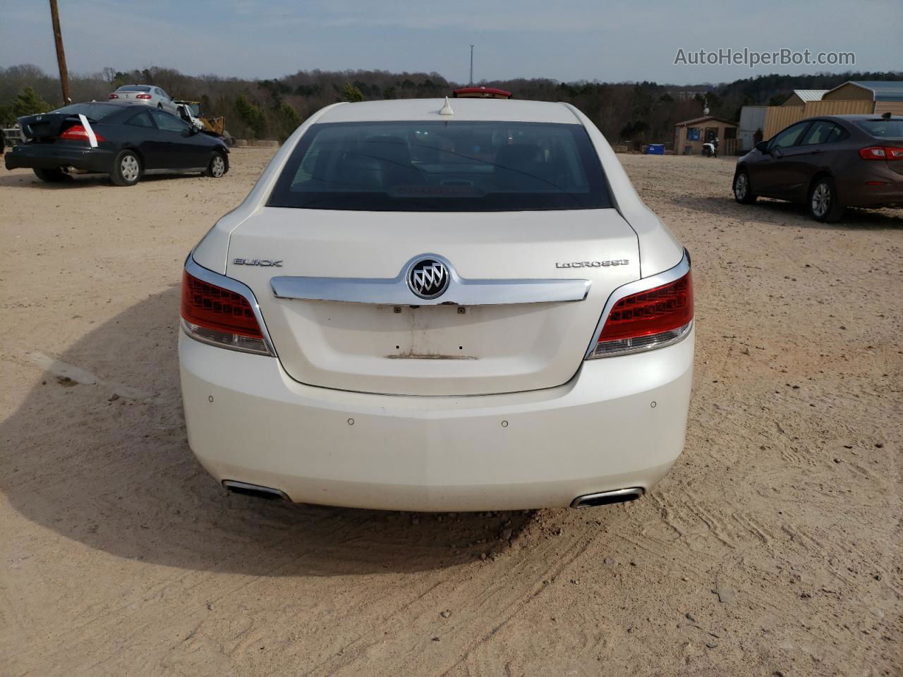 2013 Buick Lacrosse Premium White vin: 1G4GH5E36DF151883