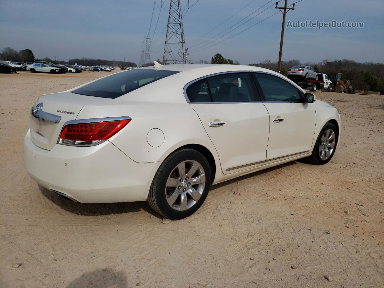 2013 Buick Lacrosse Premium White vin: 1G4GH5E36DF151883