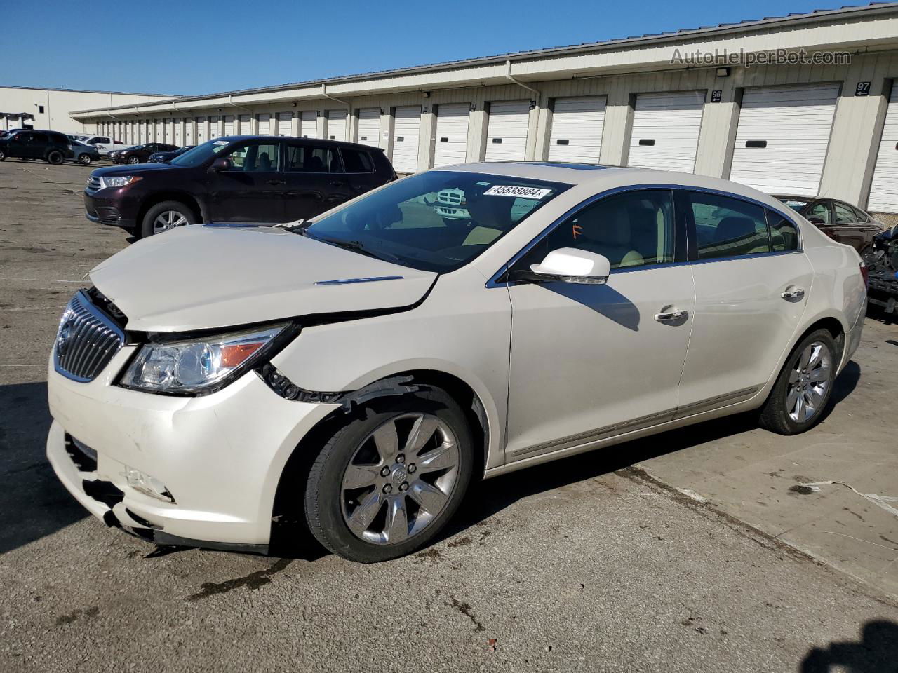 2013 Buick Lacrosse Premium White vin: 1G4GH5E36DF233998