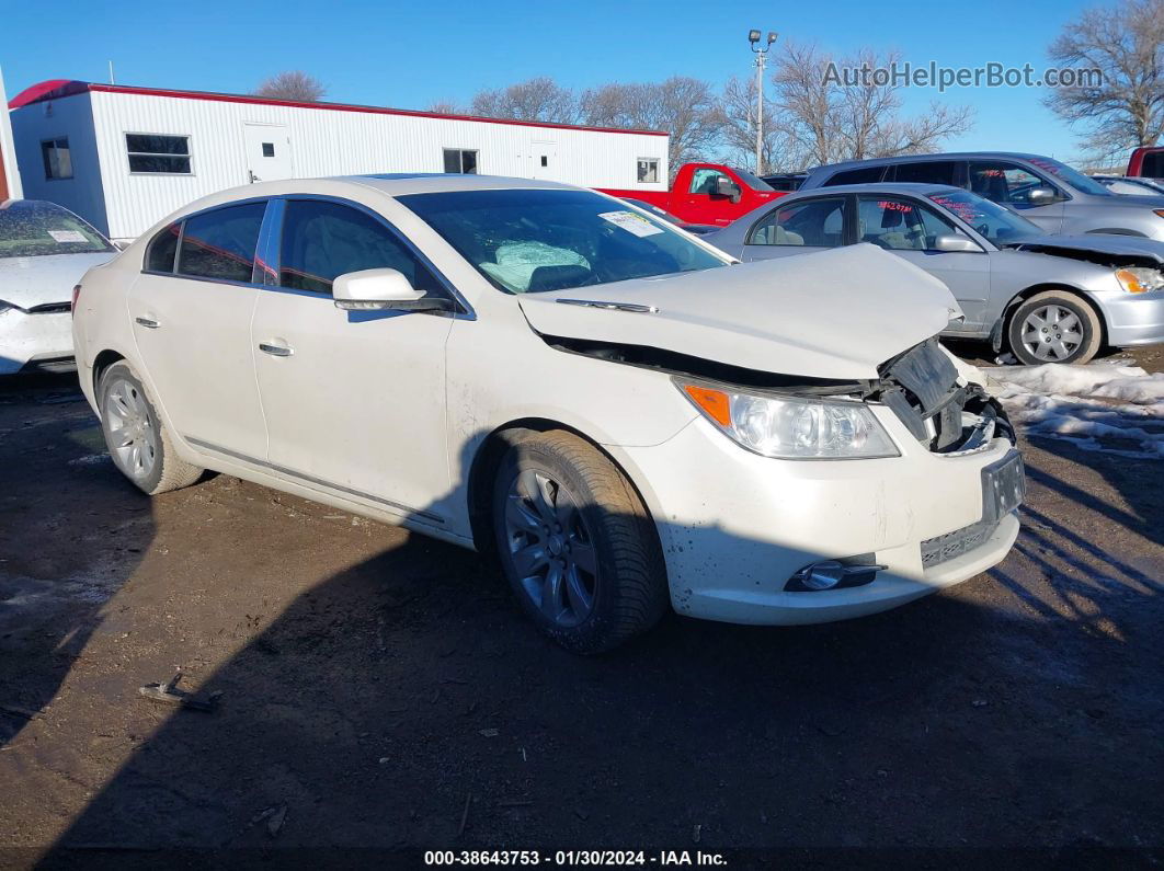 2013 Buick Lacrosse Premium 2 Group White vin: 1G4GH5E36DF248291