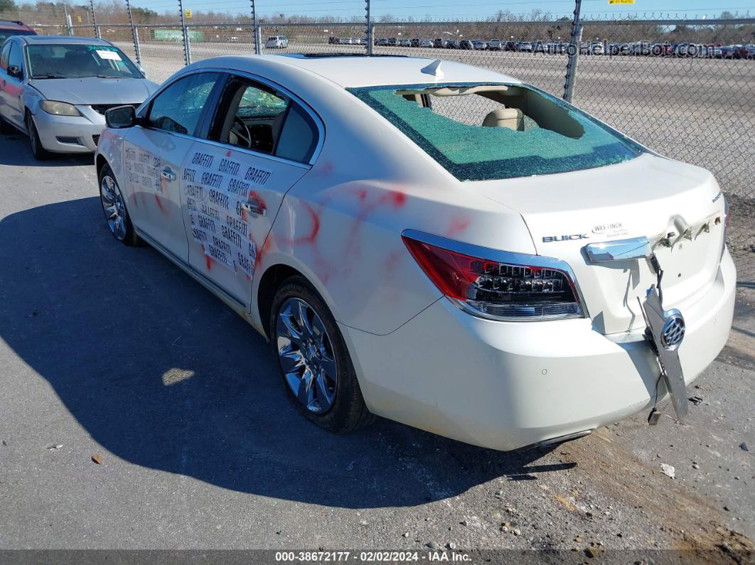 2013 Buick Lacrosse Premium 2 Group White vin: 1G4GH5E38DF139444