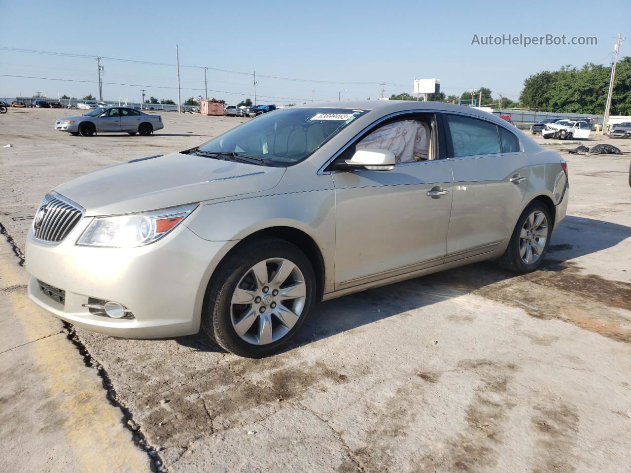 2013 Buick Lacrosse Premium Beige vin: 1G4GH5E3XDF266230