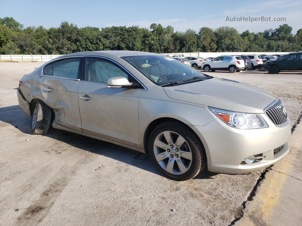 2013 Buick Lacrosse Premium Beige vin: 1G4GH5E3XDF266230