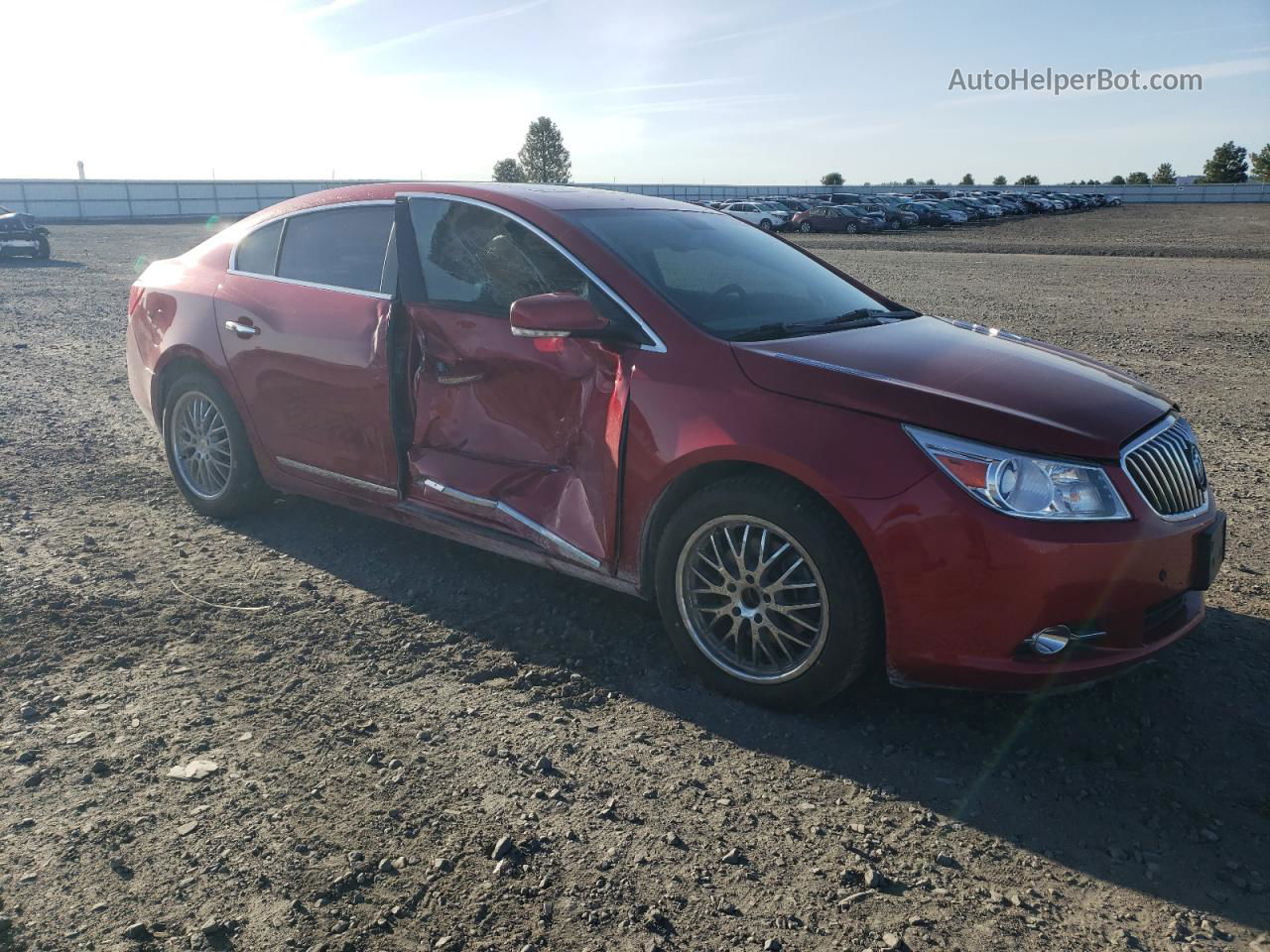 2013 Buick Lacrosse Touring Red vin: 1G4GJ5E31DF230852