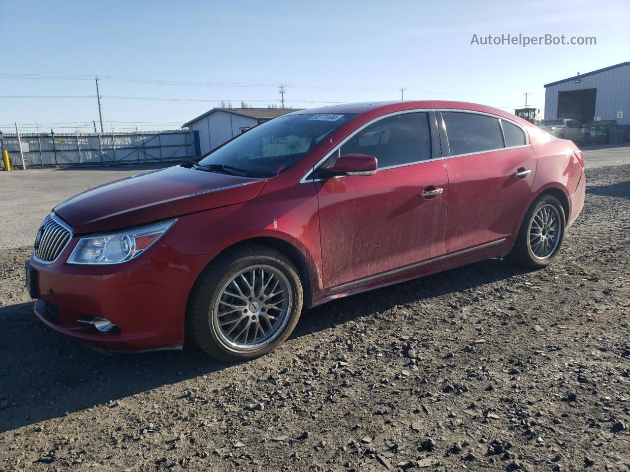 2013 Buick Lacrosse Touring Red vin: 1G4GJ5E31DF230852