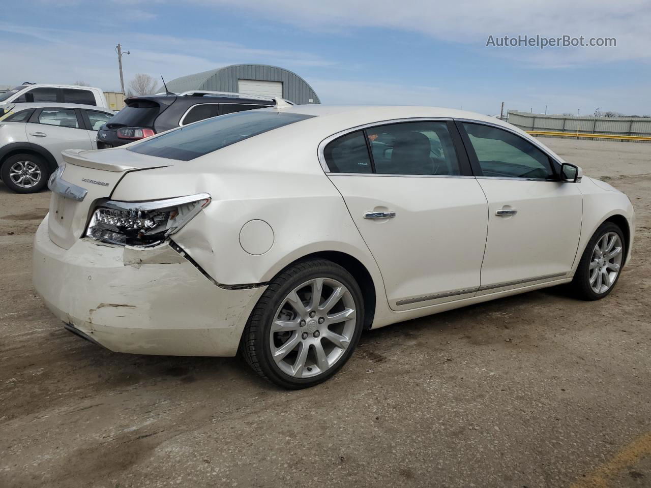 2013 Buick Lacrosse Touring Белый vin: 1G4GJ5E33DF198308