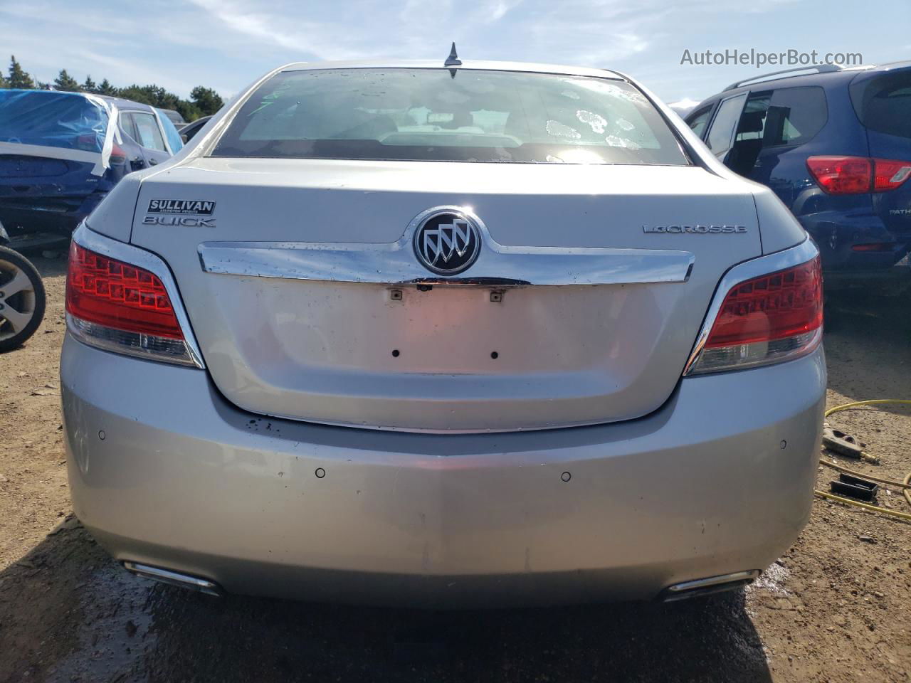 2013 Buick Lacrosse Touring Gray vin: 1G4GJ5E33DF237981